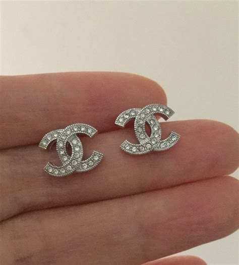 coco chanel earrings studs|More.